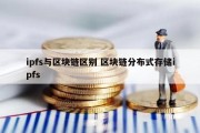 ipfs与区块链区别 区块链分布式存储ipfs