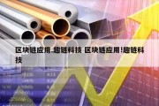 区块链应用.趣链科技 区块链应用!趣链科技