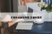 王健林成都区块链 王健林集团