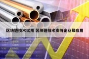 区块链技术试用 区块链技术支持企业级应用