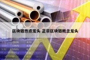 区块链热点龙头 正宗区块链概念龙头