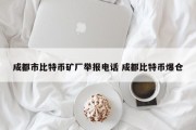 成都市比特币矿厂举报电话 成都比特币爆仓