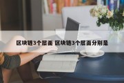 区块链3个层面 区块链3个层面分别是