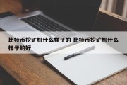 比特币挖矿机什么样子的 比特币挖矿机什么样子的好